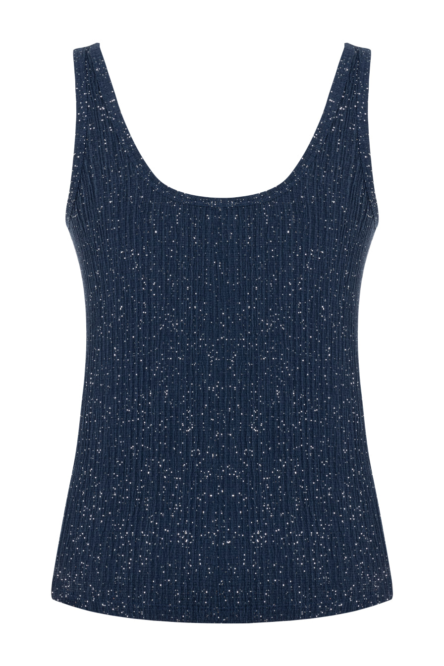 Simli Lacivert Atlet