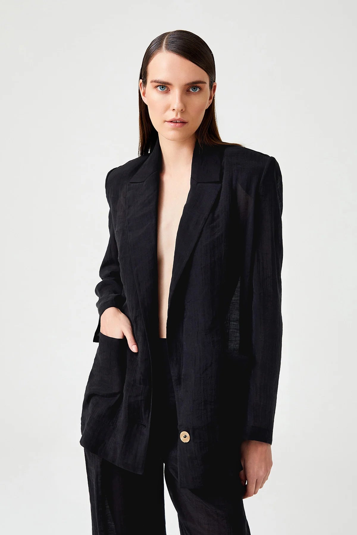Siyah Blazer Ceket