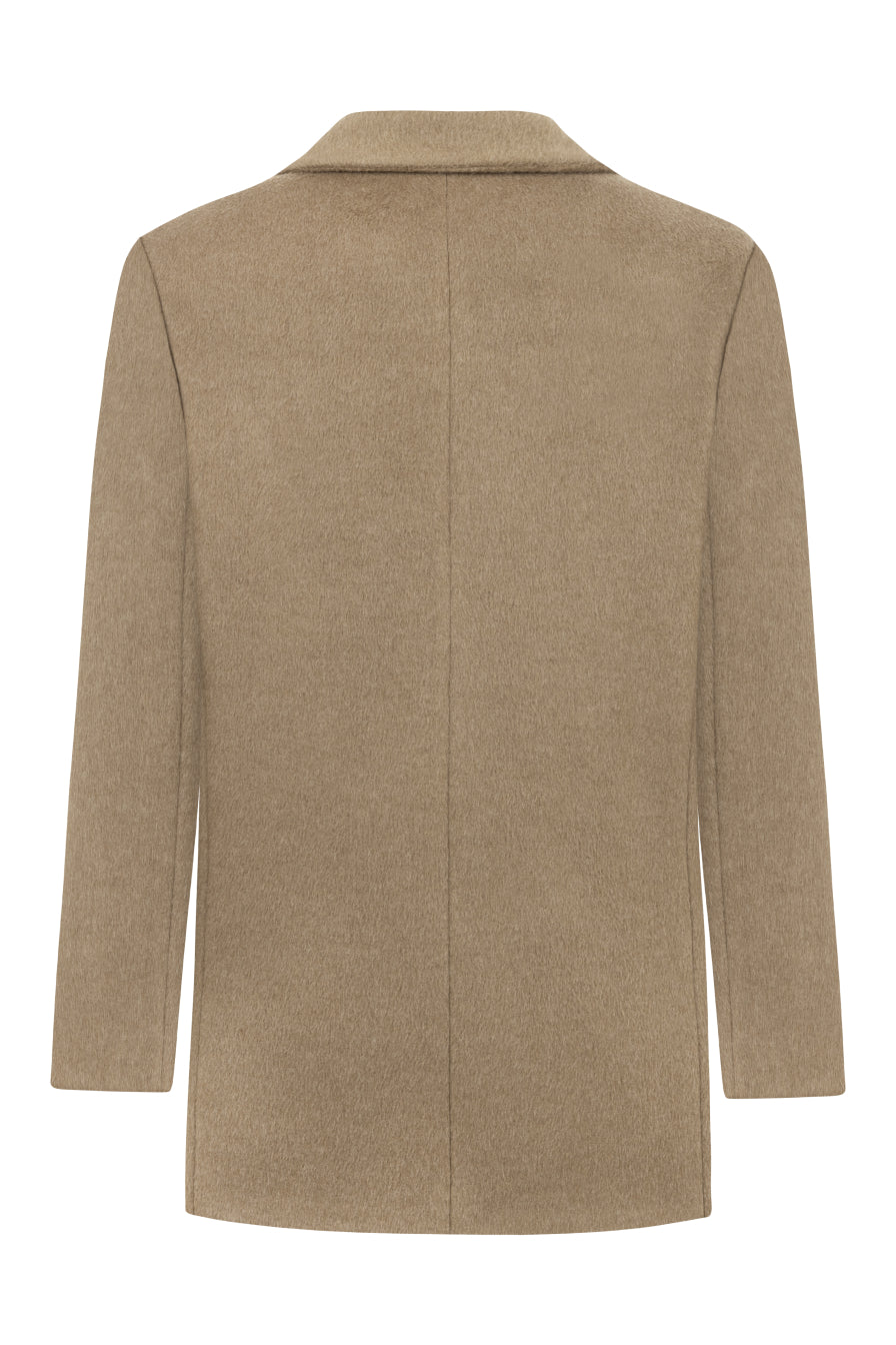Oversize Camel Ceket Kaban