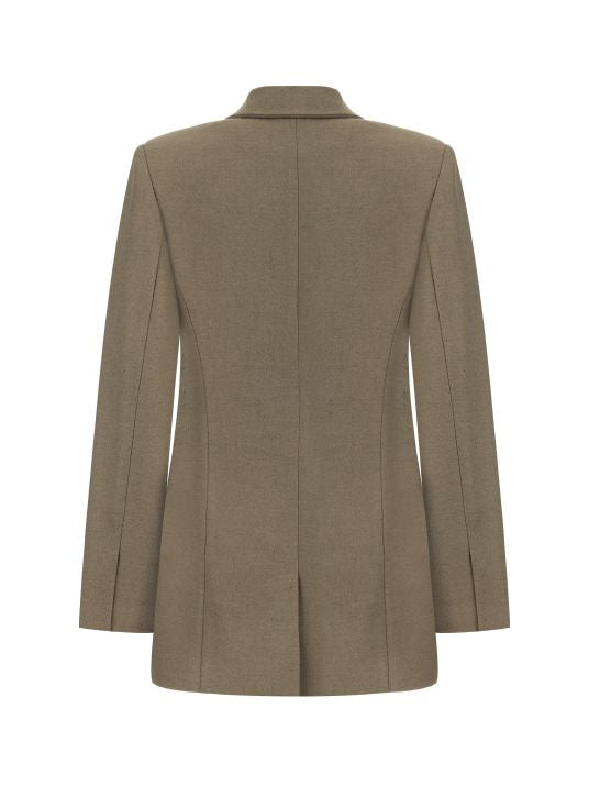 Cepli Bej Blazer Ceket