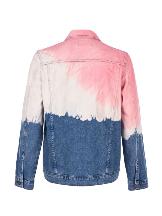 Renk Geçişli Denim Ceket