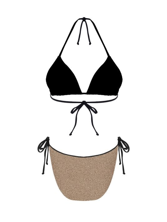 Gold Üçgen Bikini Takım