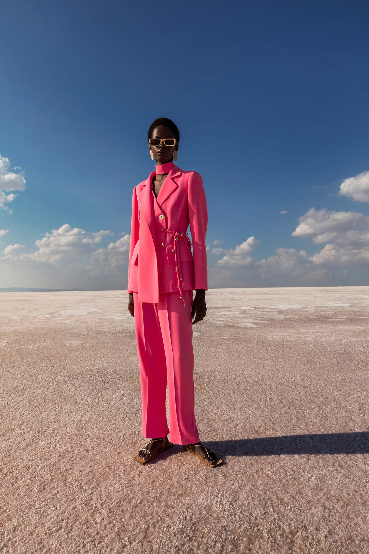 Biyeli Pembe Pantolon