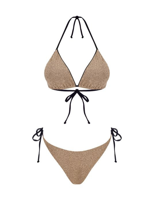 Gold Üçgen Bikini Takım
