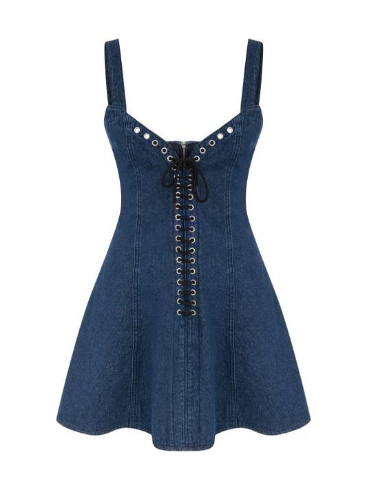 Timeless Denim Mini Elbise