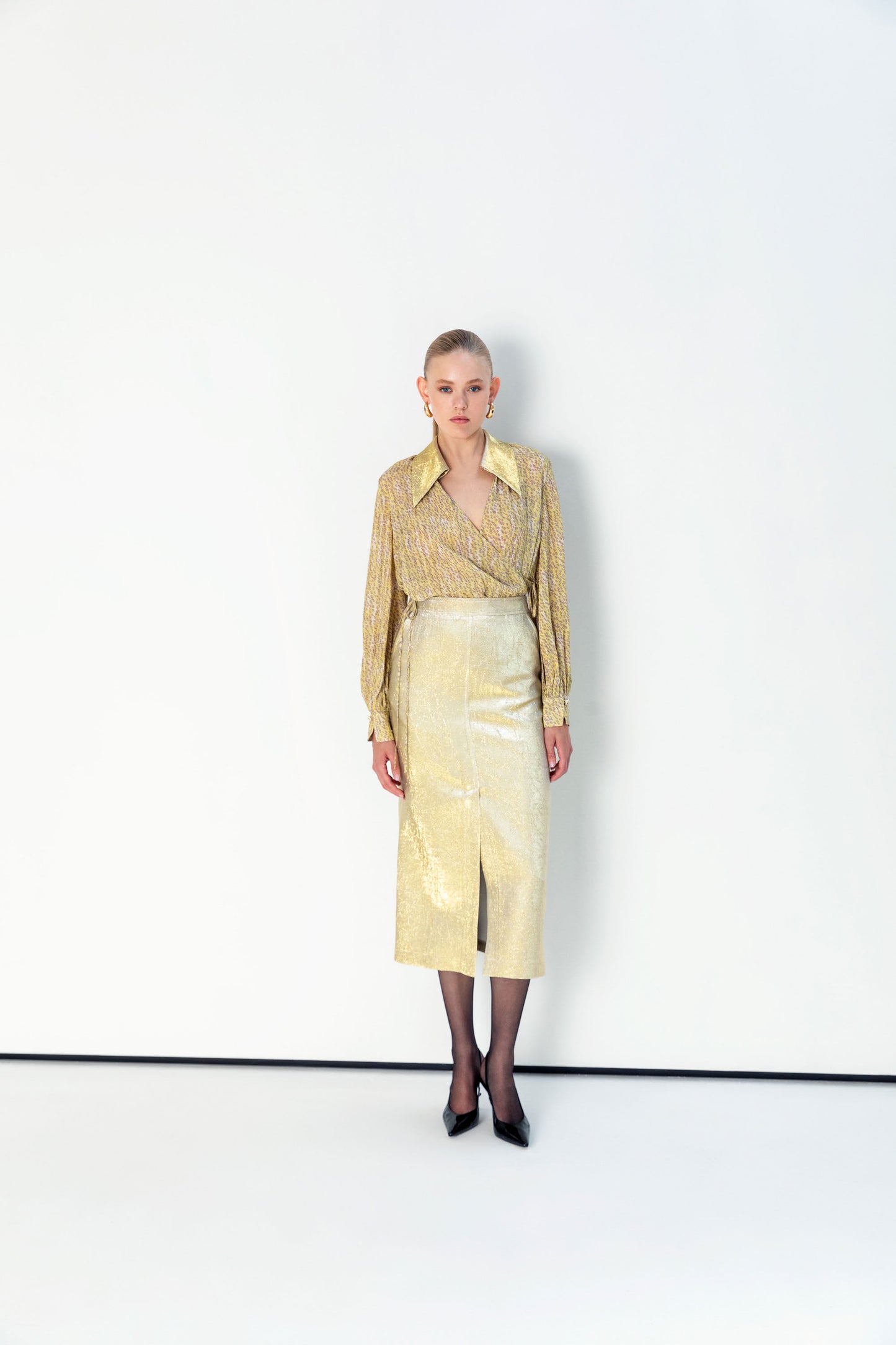 Gold Midi Boy Etek