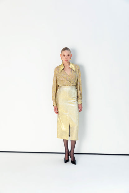 Gold Midi Boy Etek