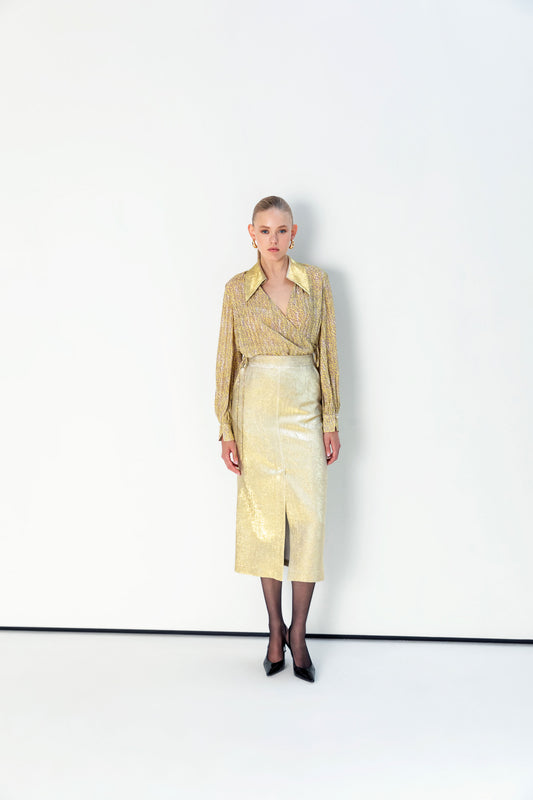 Gold Midi Boy Etek