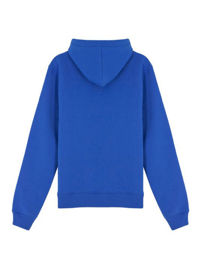 Kapüşonlu Mavi Sweatshirt